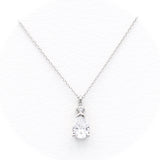 Λευκόχρυσο κολιέ