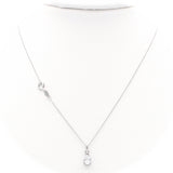 Λευκόχρυσο κολιέ