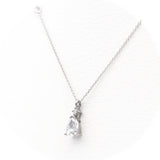 Λευκόχρυσο κολιέ