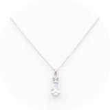 Λευκόχρυσο κολιέ