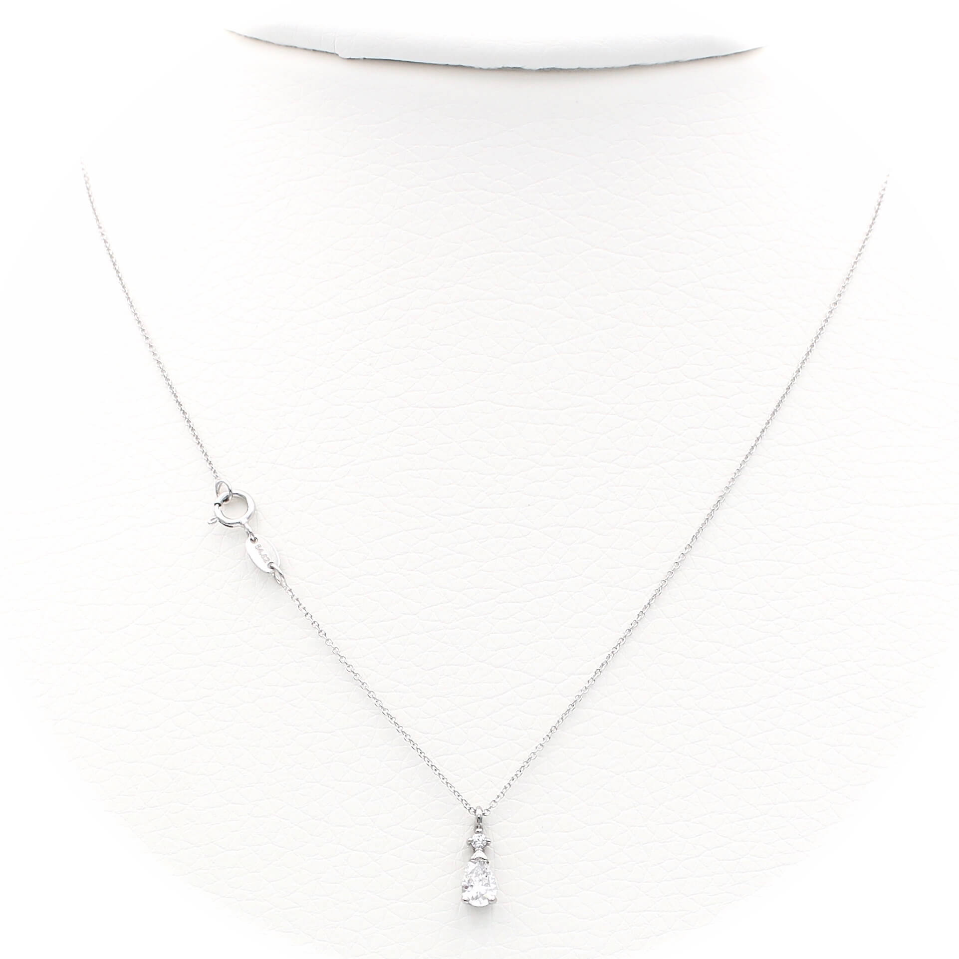 Λευκόχρυσο κολιέ