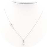 Λευκόχρυσο κολιέ