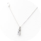 Λευκόχρυσο κολιέ