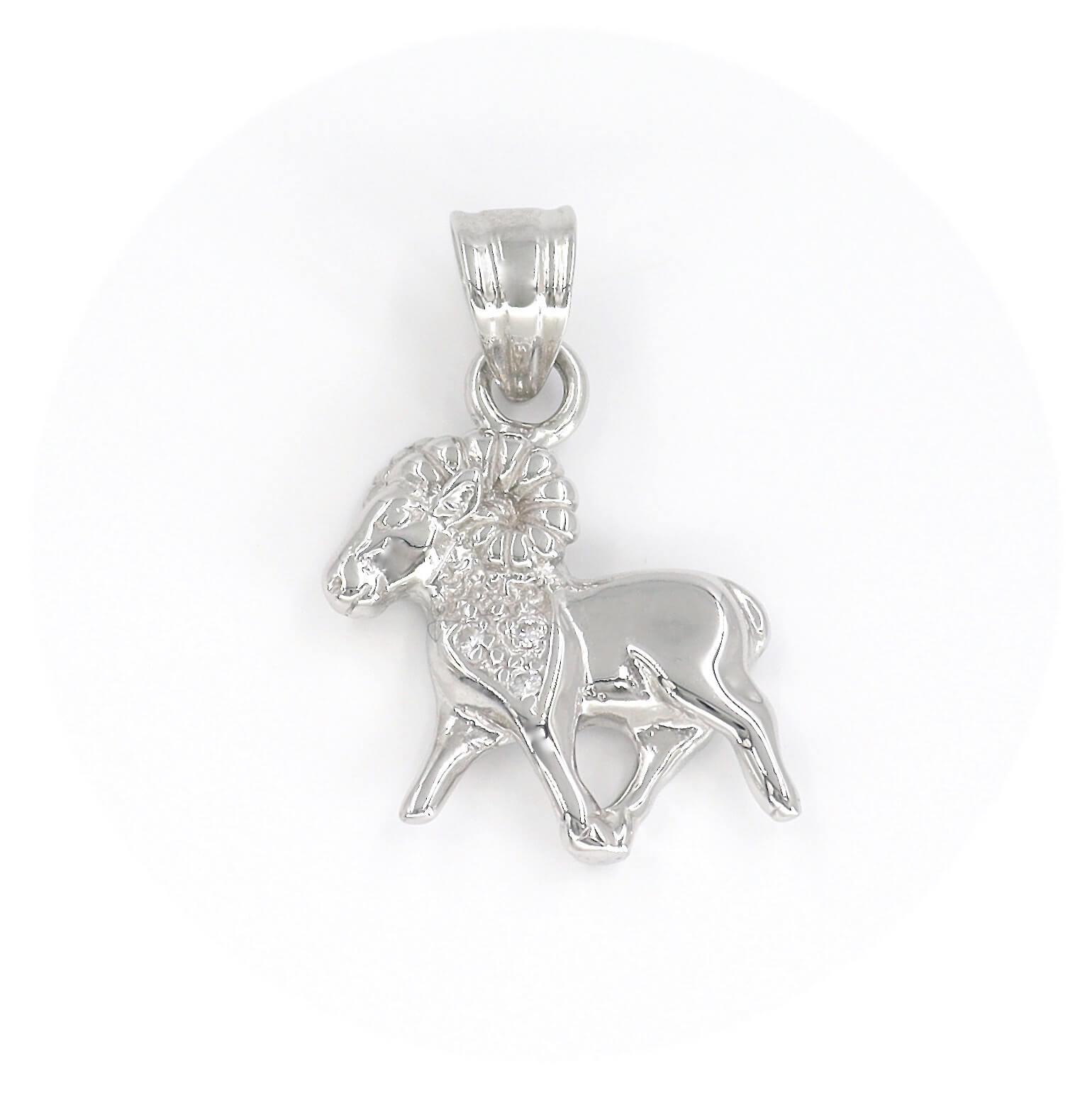 Ασημένιο ανάγλυφο ζώδιο "Κριός"