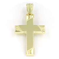 Χρυσός βαπτιστικός σταυρός Τριάντος