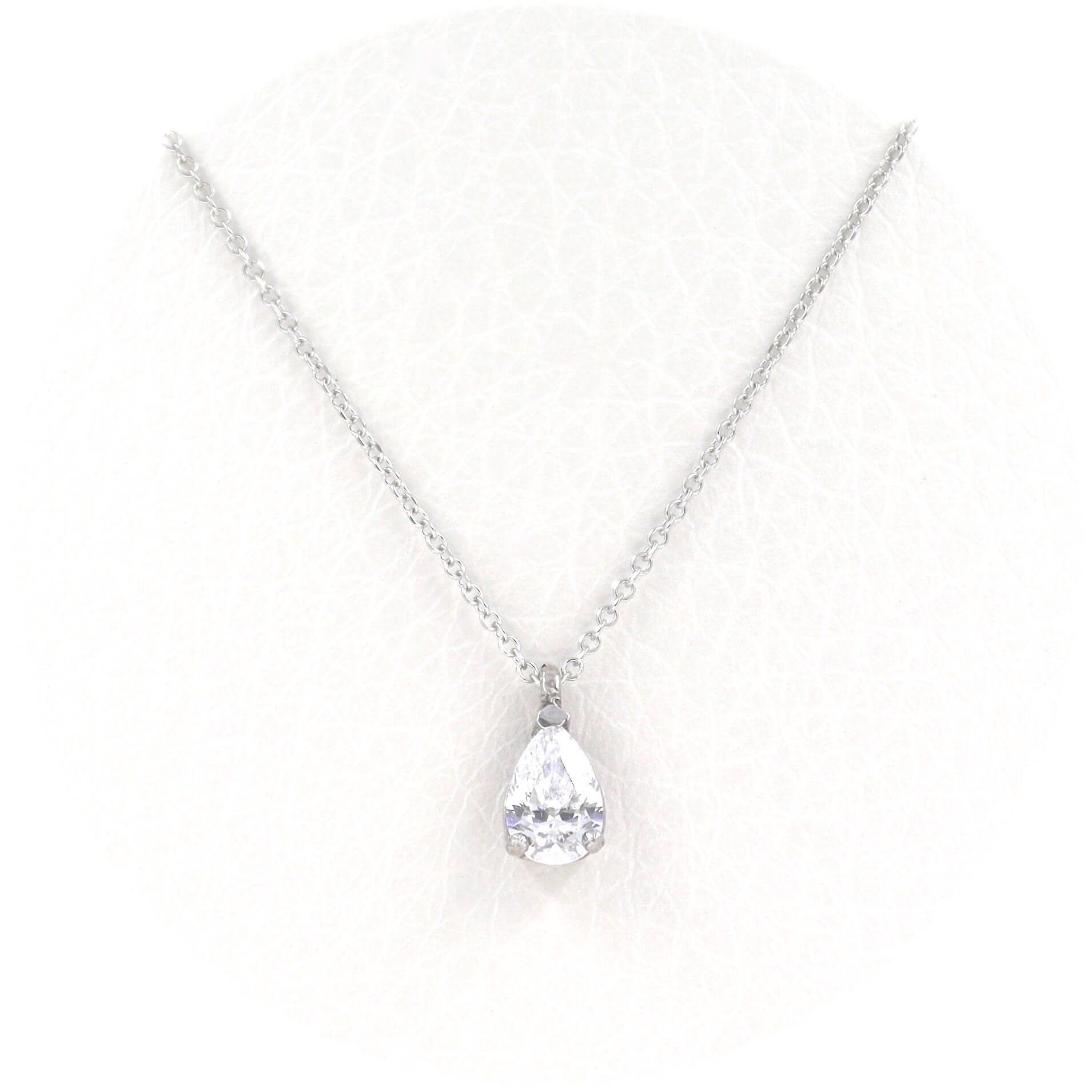 Λευκόχρυσο κολιέ