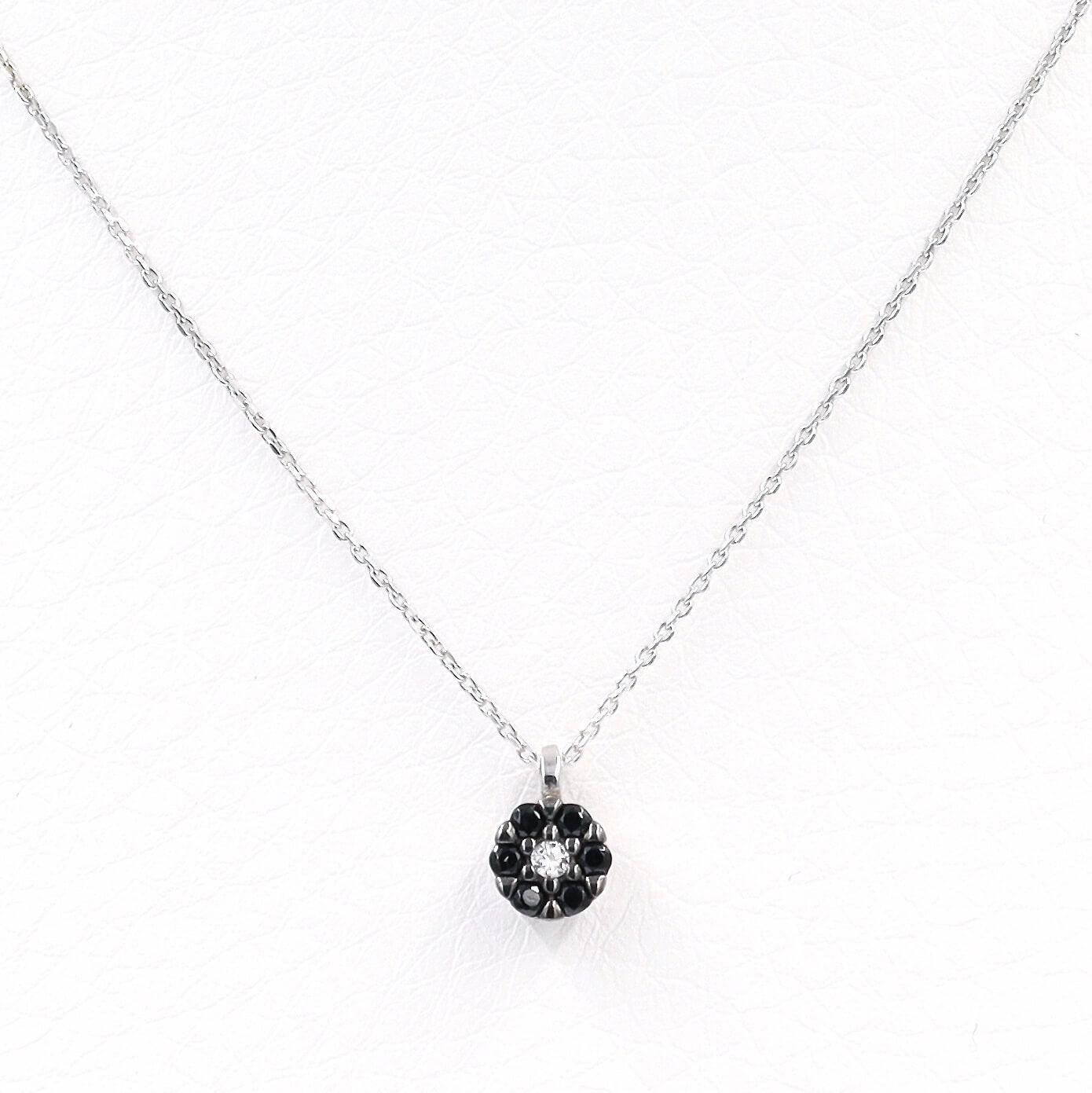 Λευκόχρυσο κολιέ