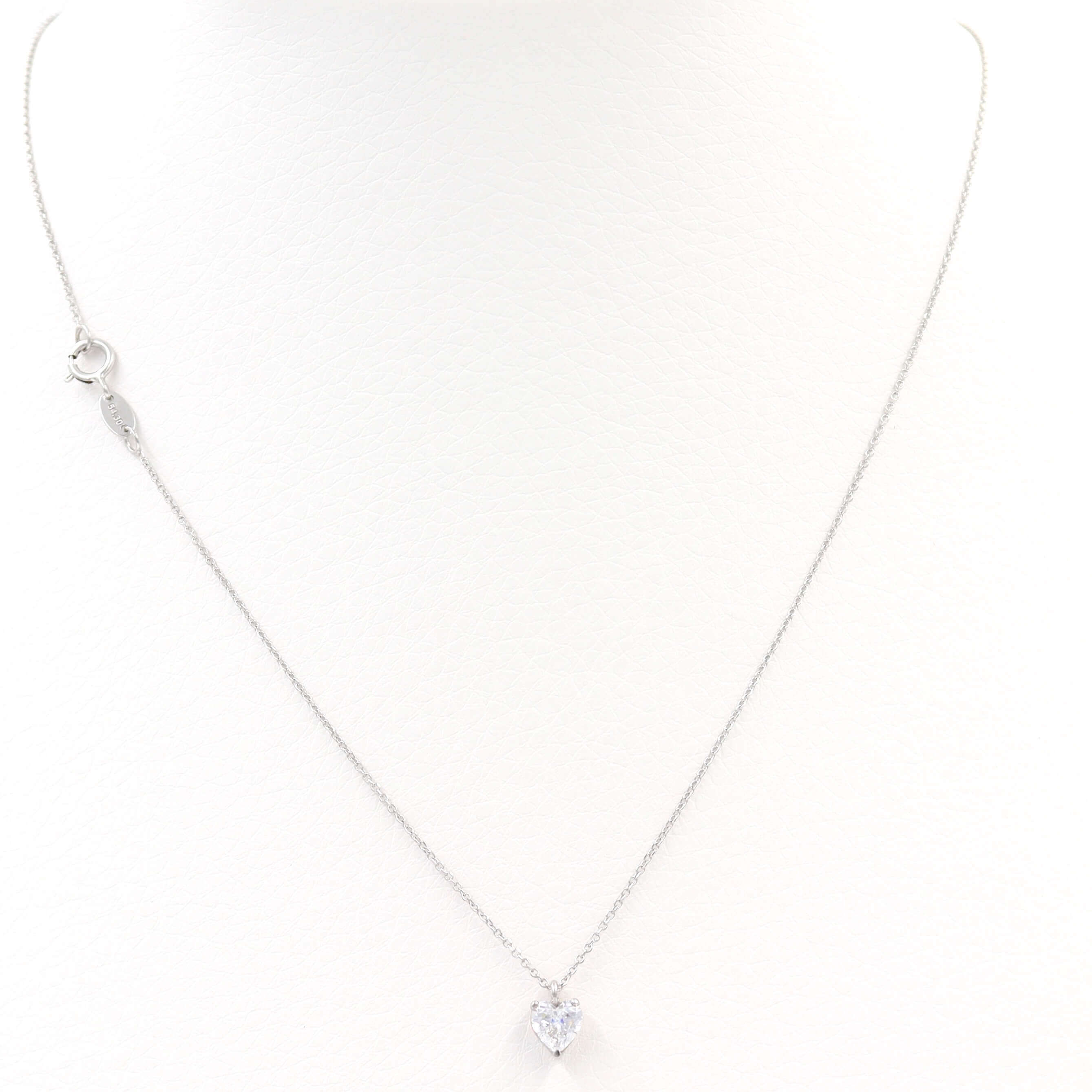 Λευκόχρυσο κολιέ