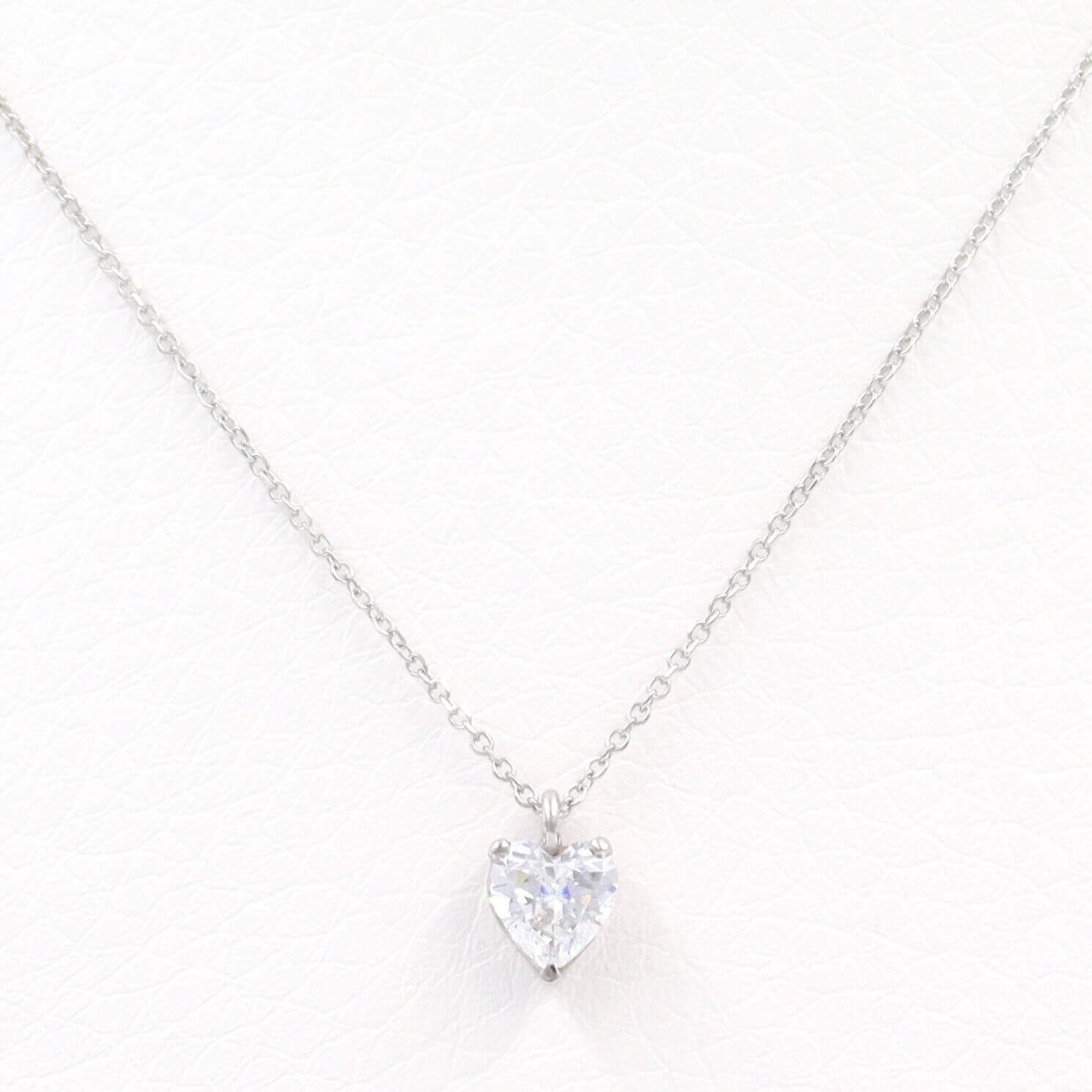 Λευκόχρυσο κολιέ