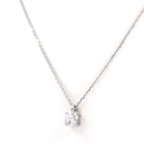 Λευκόχρυσο κολιέ