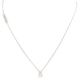 Λευκόχρυσο κολιέ