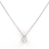 Λευκόχρυσο κολιέ