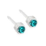 Σκουλαρίκια Βlomdahl Blue Zircon