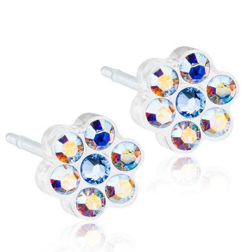 Σκουλαρίκια Βlomdahl Daisy Rainbow/Alexandrite - Orange - Kosmima