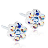Σκουλαρίκια Βlomdahl Daisy Rainbow/Alexandrite