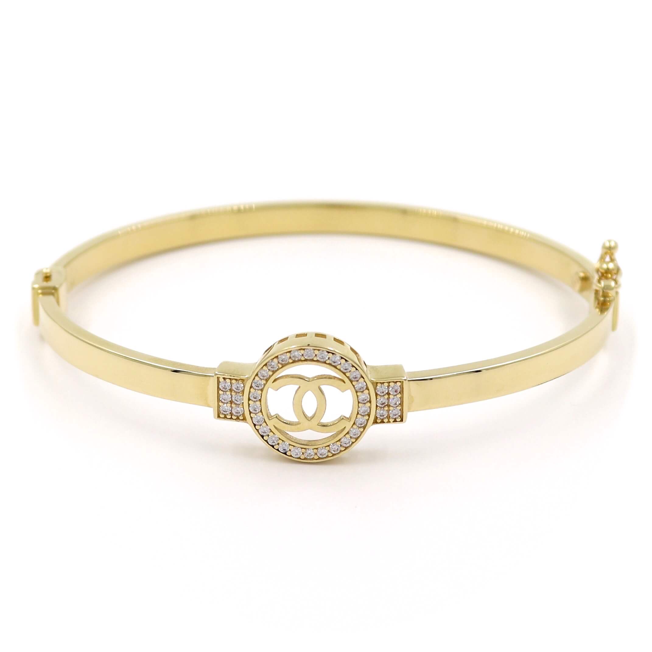 Χρυσό βραχιόλι χειροπέδα