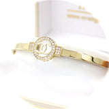 Χρυσό βραχιόλι χειροπέδα