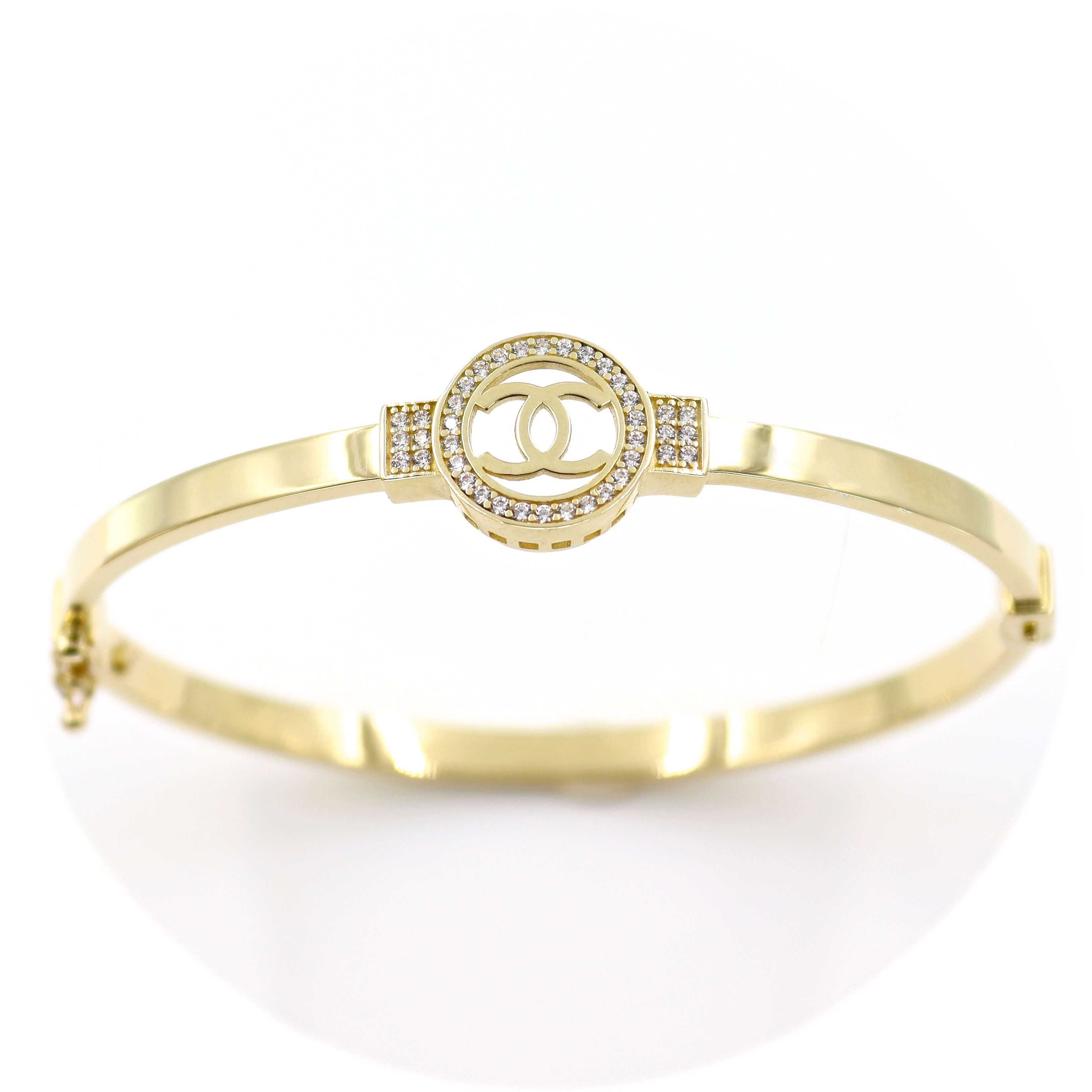 Χρυσό βραχιόλι χειροπέδα