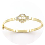 Χρυσό βραχιόλι χειροπέδα