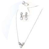 Λευκόχρυσο σετ