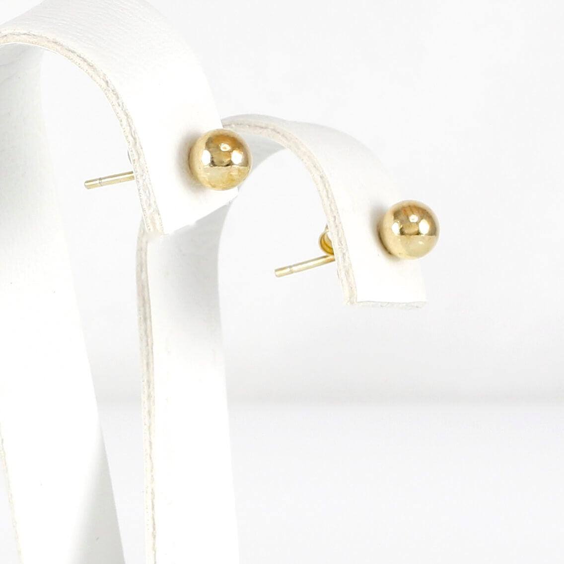 Ασημένια σκουλαρίκια - Orange - Kosmima