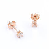 Ασημένια σκουλαρίκια - Orange - Kosmima