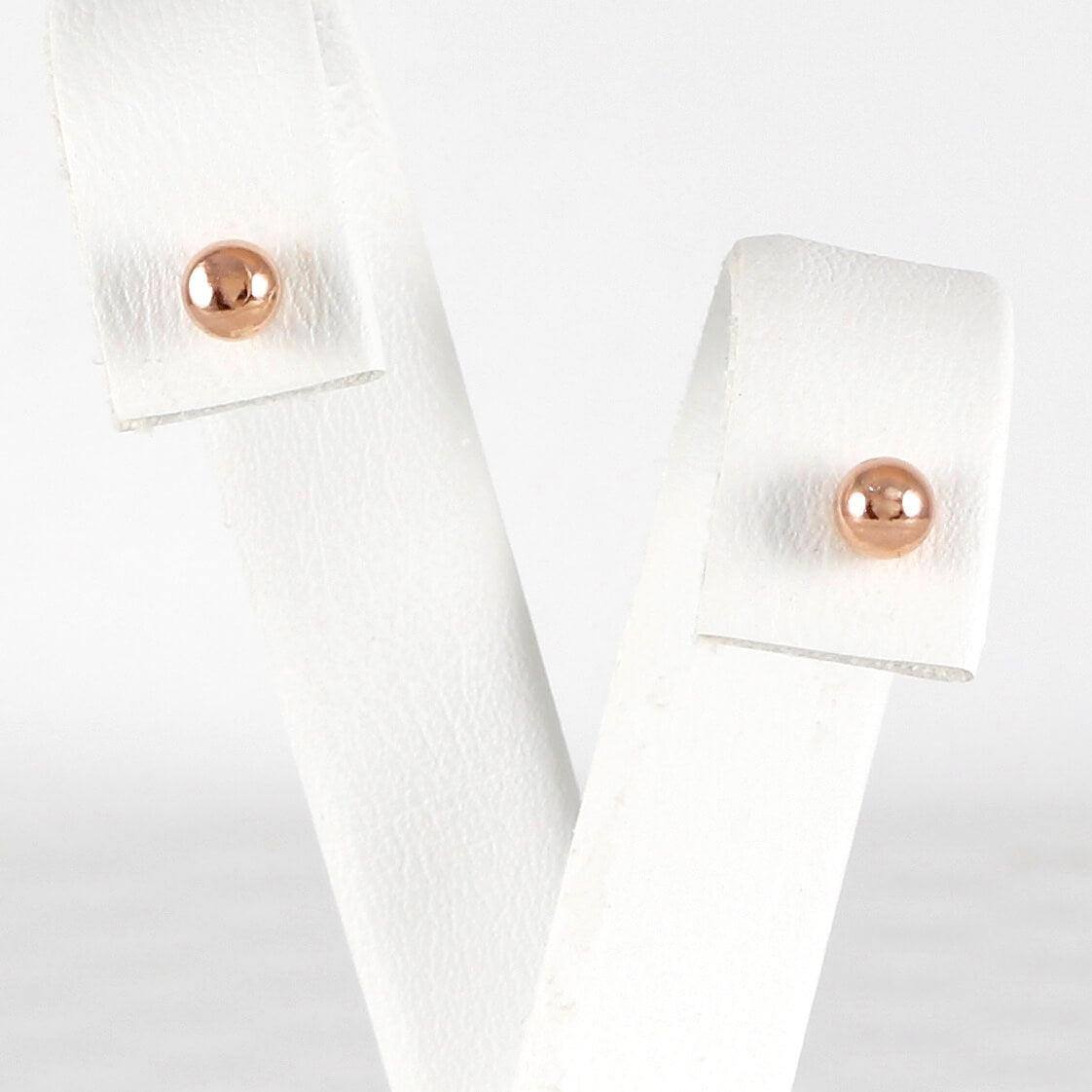 Ασημένια σκουλαρίκια - Orange - Kosmima