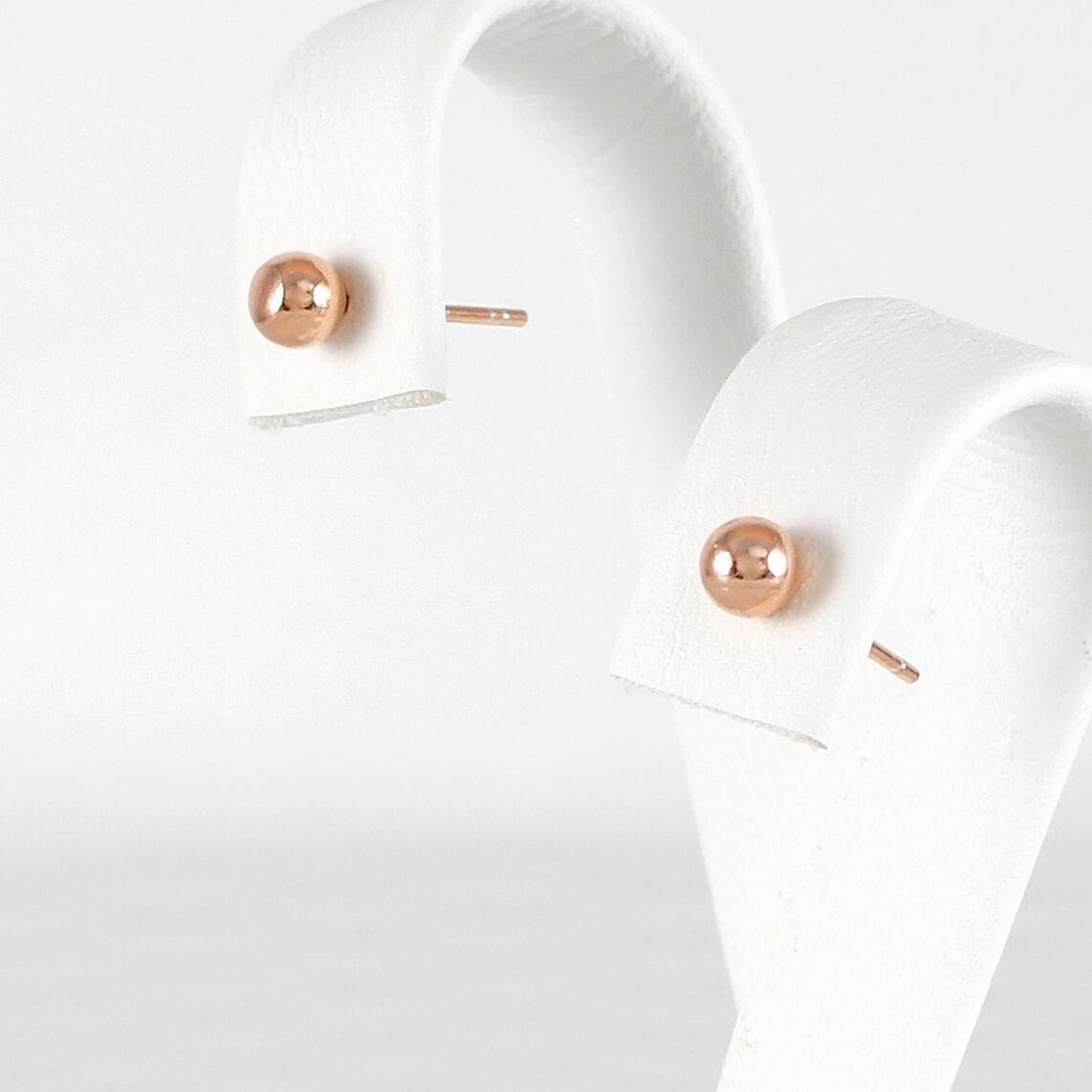 Ασημένια σκουλαρίκια - Orange - Kosmima