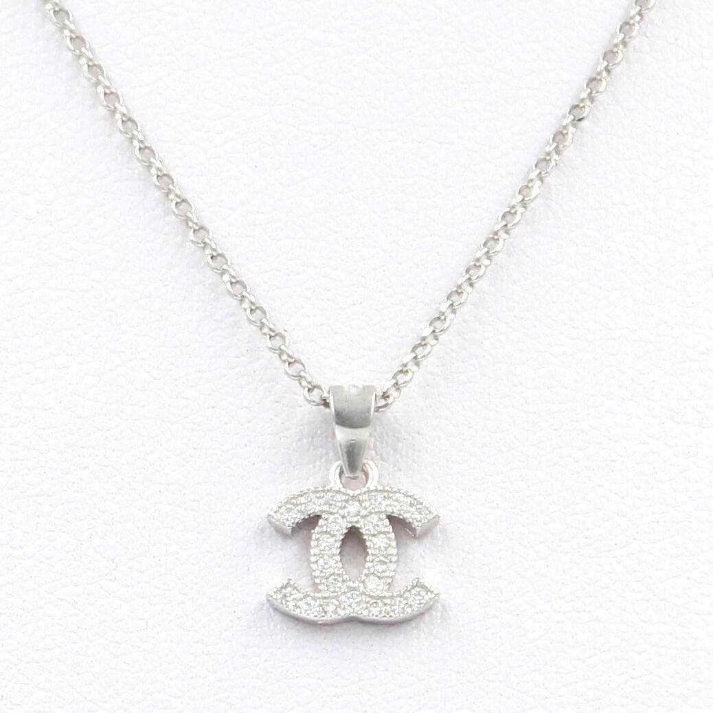 Ασημένιο κολιέ - Orange - Kosmima