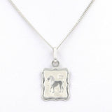 Ασημένιο ζώδιο "Λέων" - Orange - Kosmima