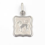 Ασημένιο ζώδιο "Λέων" - Orange - Kosmima