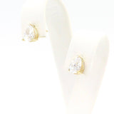 Χρυσά σκουλαρίκια - Orange - Kosmima