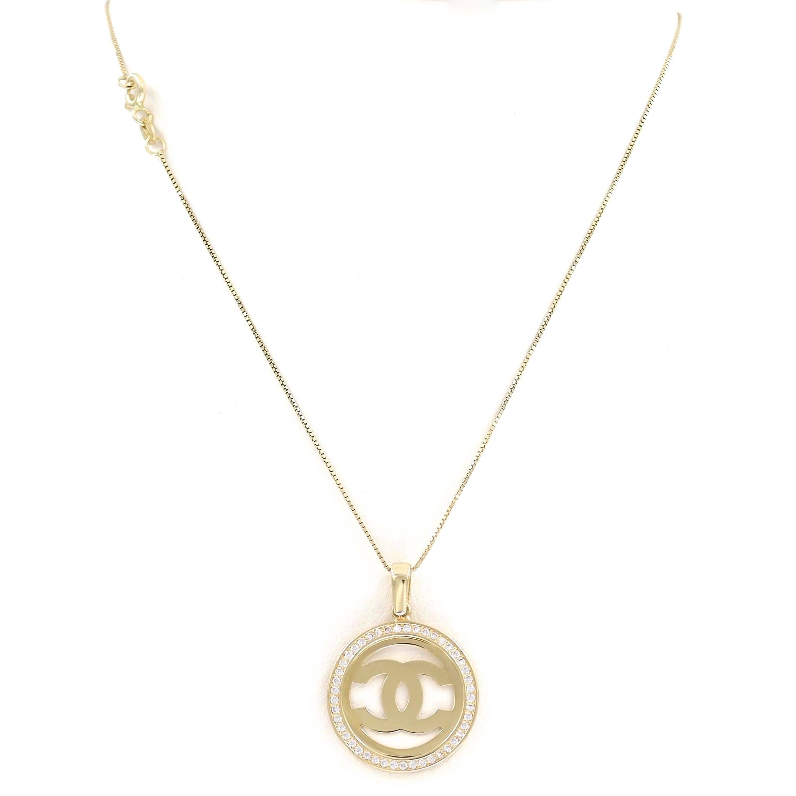 Χρυσό κολιέ - Orange - Kosmima