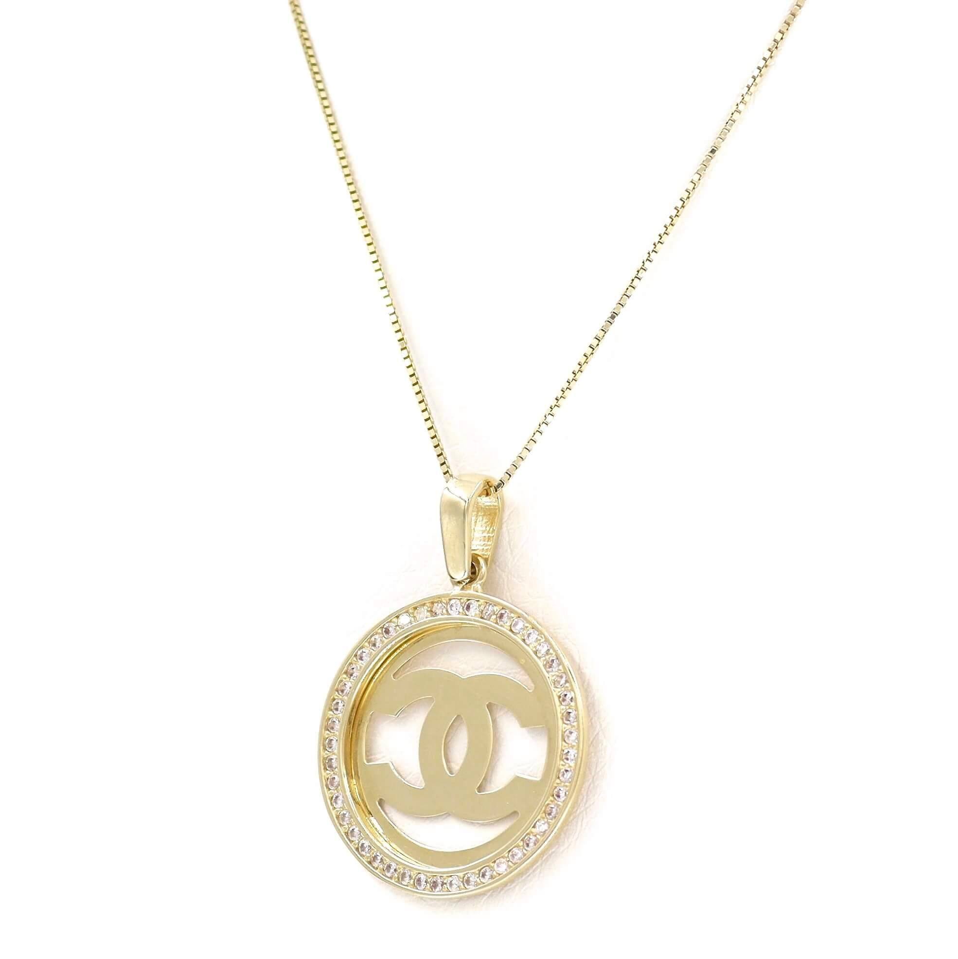 Χρυσό κολιέ - Orange - Kosmima