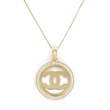 Χρυσό κολιέ - Orange - Kosmima