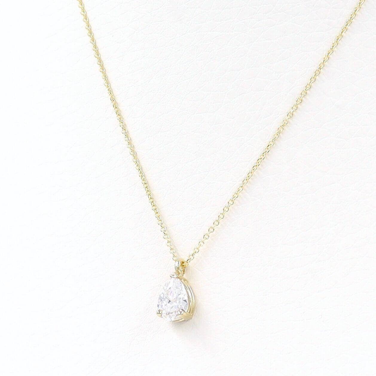 Χρυσό σετ γάμου 14 καρατίων πέτρες σχήμα δάκρυ