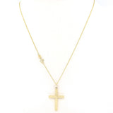 Βαπτιστικός σταυρός με αλυσίδα - Orange - Kosmima