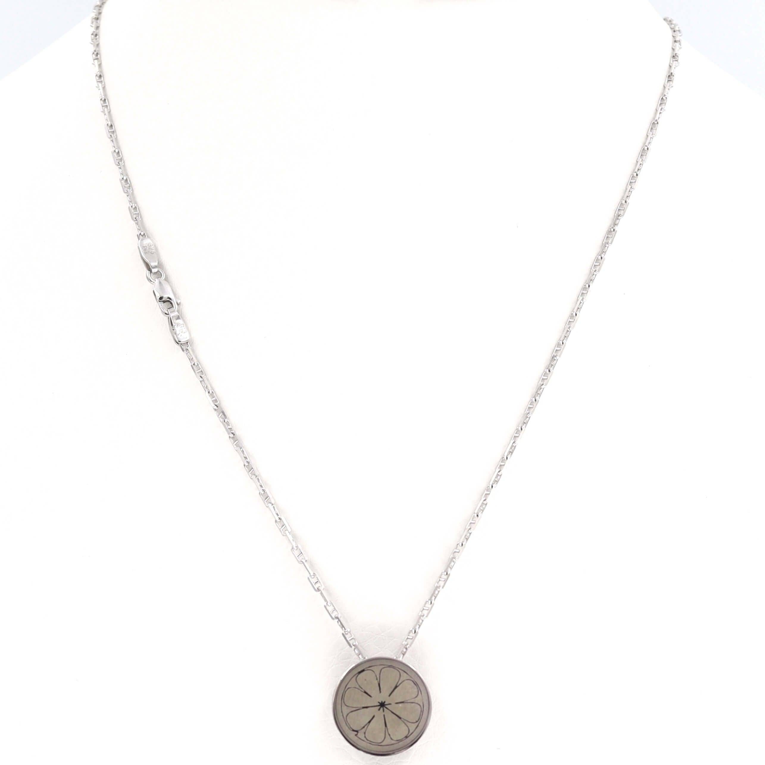 Λευκόχρυση αλυσίδα 3894 - Orange - Kosmima