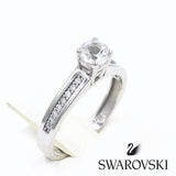 Μονόπετρο δαχτυλίδι