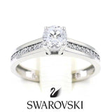 Μονόπετρο δαχτυλίδι