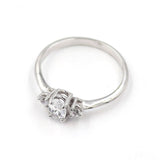 Μονόπετρο δαχτυλίδι