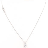 Λευκόχρυσο κολιέ - Orange - Kosmima