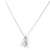 Λευκόχρυσο κολιέ - Orange - Kosmima