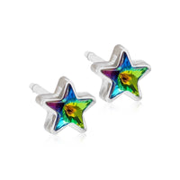 Σκουλαρίκια Blomdahl Star Green Shimmer