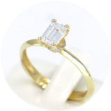 Μονόπετρο δαχτυλίδι χρυσό - GD339