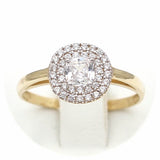 Μονόπετρο δαχτυλίδι ροζέτα - GD400