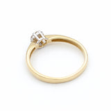 Μονόπετρο δαχτυλίδι χρυσό - GD401