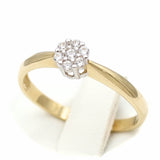 Μονόπετρο δαχτυλίδι χρυσό - GD401