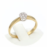 Μονόπετρο δαχτυλίδι χρυσό - GD401