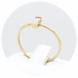 Μονόπετρο δαχτυλίδι χρυσό - GD402